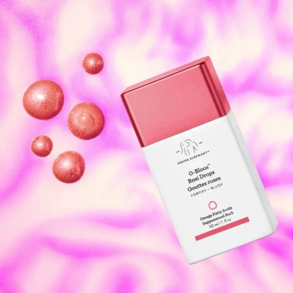 Drunk Elephant O-Bloos Rosi Drops - Gouttes Roses Fortify Blush 30ml $39